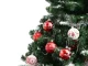 Shatterproof Christmas Tree Baubles, Red/White, 5 cm (Set of 30)
