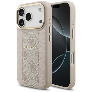 Guess 4G Stripe MagSafe Phone Case Cover iPhone 17 Pro - Pink