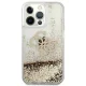 Guess 4G Big Liquid Glitter Case for iPhone 13 Pro Max - Gold