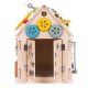 XXL Wooden Activity House for Kids, 30-in-1 Educational Busy Board