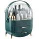 Cosmetic Makeup Organizer Container Jewelry Storage Box, Green