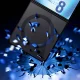 3mk Satin Armor Case+ Flip for Samsung Galaxy Z Flip 8, Transparent