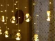 Christmas Curtain, Garland Lights, 138 LED, IP44, Warm White