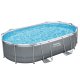 Bestway 56448 Power Steel karkasa baseins 488x305x107 cm ar piederumiem