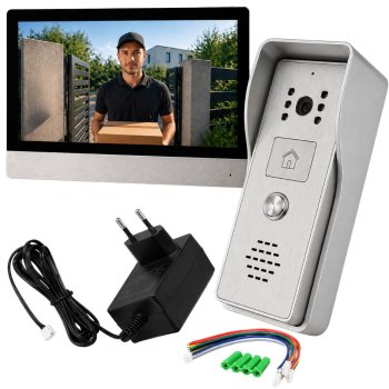 Video Intercom with 6" Touch Screen, WiFi and Night Vision