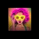 LED neona izkārtne POWER WOMAN FLA02 Forever Light, dzeltena un violeta