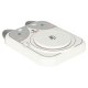 Kids Pottery Wheel Creative Set with Clay and Paints, Dog Motif, Grey