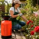 Garden Manual Pressure Sprayer with Long Lance, 5L, Orange