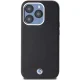 BMW iPhone 14 Pro Max Case Signature Wrapped Metal MagSafe, Black