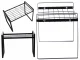 Single Level Metal Shelf Organizer Stand for Kitchen Countertop