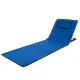 Trizand Beach Mat with Backrest and Pillow 150x50 cm, Blue