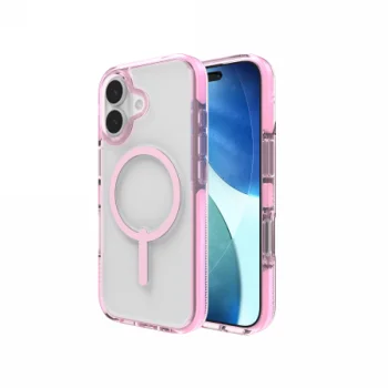 ZAGG Santa Cruz Snap MagSafe Phone Case Cover iPhone 17 - Clear Pink