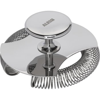 Alessi The Tending Box GIA27 dubultais kokteiļu sietiņš, Sudraba