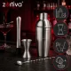 Bartender Cocktail Making Set Zortiva 6-in-1 with 700 ml Shaker, Silver