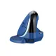 Delux M618XSD BT+2.4G RGB Wireless Vertical Ergonomic Computer Mouse, Blue