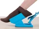 Sock Aid Device for Putting On and Removing Socks with Shoe Horn, Blue