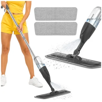 Zortiva Spray Mop with 300ml Tank and 3 Microfiber Pads