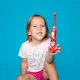 Psi Patrol Kids Oscillating Toothbrush Kosmo, Red