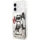 Karl Lagerfeld Liquid Glitter Choupette MagSafe Case for iPhone 17 Clear