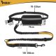 Purlov Hands-Free Dog Leash for Running, Shock Absorbing Belt for Large Dogs up to 50kg 24689