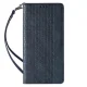 Flip Wallet Case for Samsung Galaxy S23+ Magnet Strap Case with Stand and Lanyard, Blue