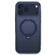 Tech-Protect MagAir Stand MagSafe CC Case for iPhone 18 / 17 Pro Max, Matte Navy Blue
