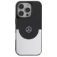 Mercedes Double Layer BiColor MagSafe dėklas telefonui iPhone 16 Pro Max, sidabrinis