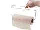 Slide-On Paper Towel Holder, Metal, White