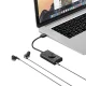 Orico SC2 External Multifunction Sound Card with USB-A, Black