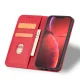 Magnet Fancy Case for iPhone 14 Pro Max Wallet Flip Cover, Red
