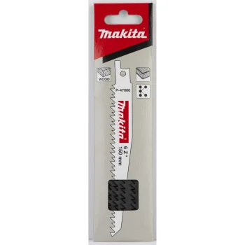 Makita Reciprocating Saw Blades P-47086 CV 150/6Z for Wood and Plastic, 5 pcs