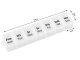 7 Day Weekly Pill Organizer Box Case for Medicine and Supplements, white