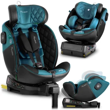 Nukido Prestige Line 710101 Car Seat, 0-36 kg, Isofix, Black/Blue