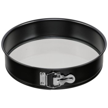 Kaiser Inspiration 2300622026 apaļa cepamforma ar stikla pamatni, 28 cm, melna