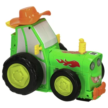 Remote Control Jumping and Dancing RC Tractor with Sound, Green
