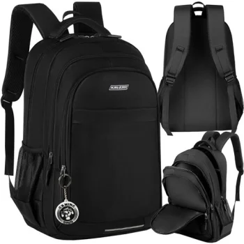 Large 30L School and Travel Backpack Kruzzel 24525, black