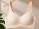 Women\'s Seamless Push-Up Sports Bra, White, Size L