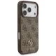 Guess 4G Small Classic Logo MagSafe Case for iPhone 17 Pro, Brown