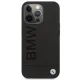 BMW Signature Logo Imprint MagSafe Case for iPhone 14 Pro 6.1\", Black (BMHMP14LSLLBK)