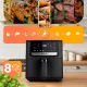 Berdsen 366200 BD-662 Air Fryer 1700W 6.5L, Black