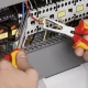 KNIPEX 11 06 160 T Insulation Stripper with Opening Spring, 160 mm