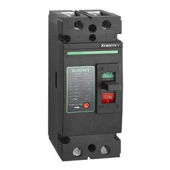 DC Molded Case Circuit Breaker 2P, 125A, 500VDC, Black