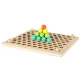 Wooden Bead Mosaic Educational Puzzle Montessori, 77 pcs