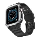 Armored Case with Strap for Apple Watch 38/40/41mm - Black, Silver
