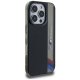 Чехол BMW Motorsport IML Vertical Stripe для iPhone 16 Pro Max - черный
