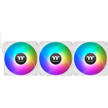 Thermaltake CT120 EX Reverse ARGB Sync PC Fan, White, 3 Pack