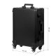 Activeshop T-27 Portable Makeup Station on Wheels, Black