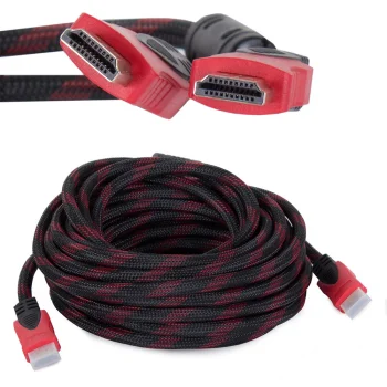 HDMI 1.4 laidas 4K 3D UHD 10 m, su nailono pynu