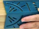 Japanese 3D Carpenter Square, Blue