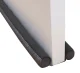 Black Door and Window Draft Stopper, 92 cm